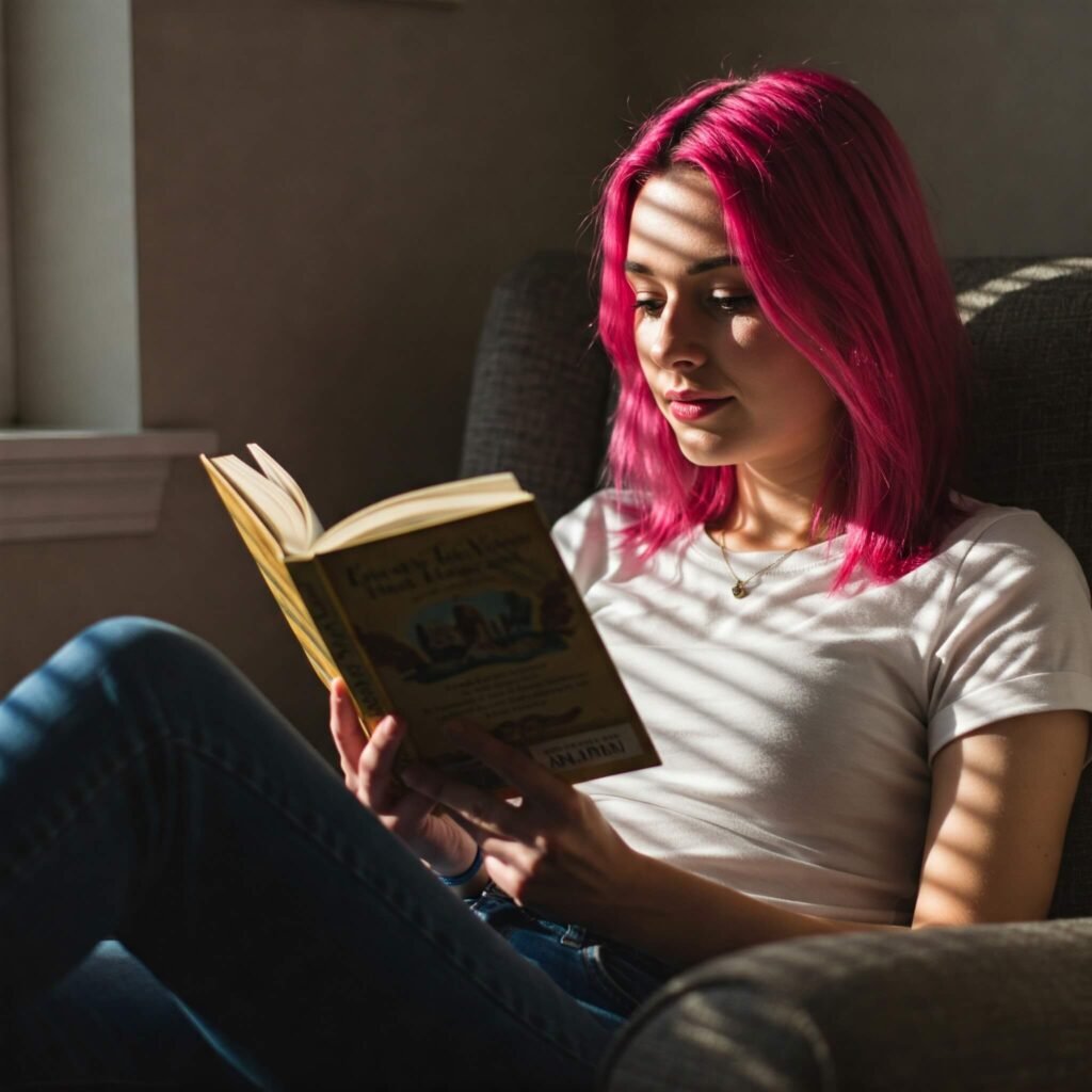 Woman Reading Book