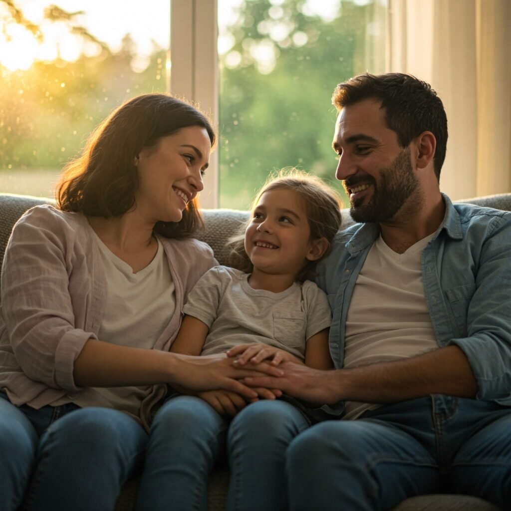 Secure family home glow