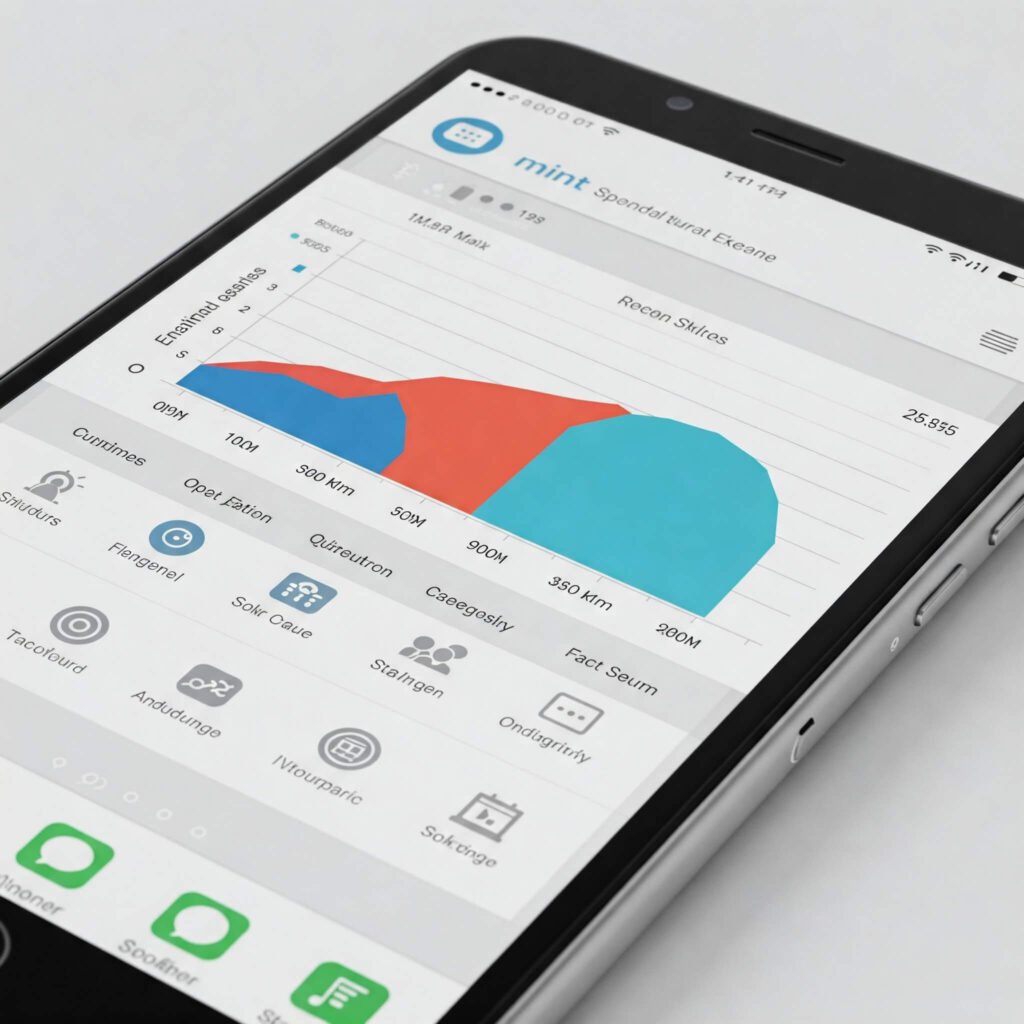 Mint App Spending Chart