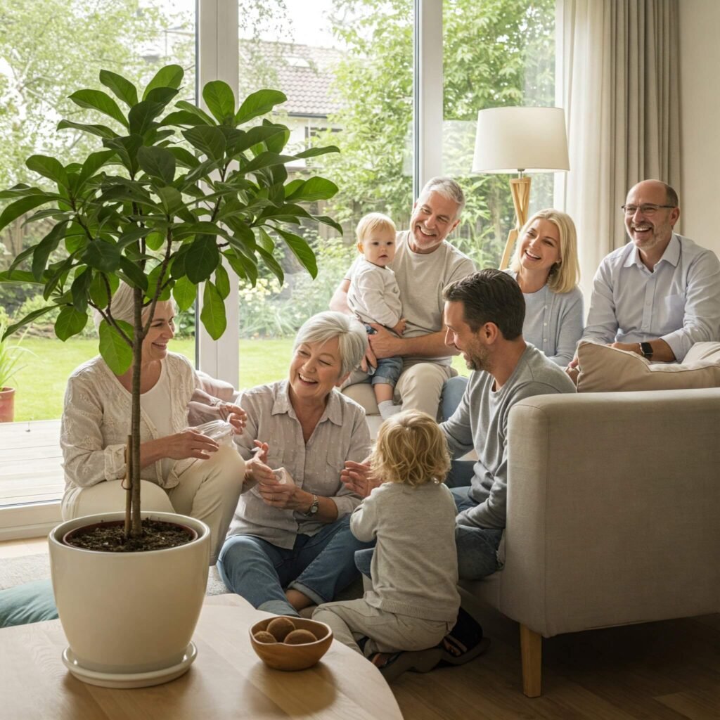 Happy Multi-Generational Family