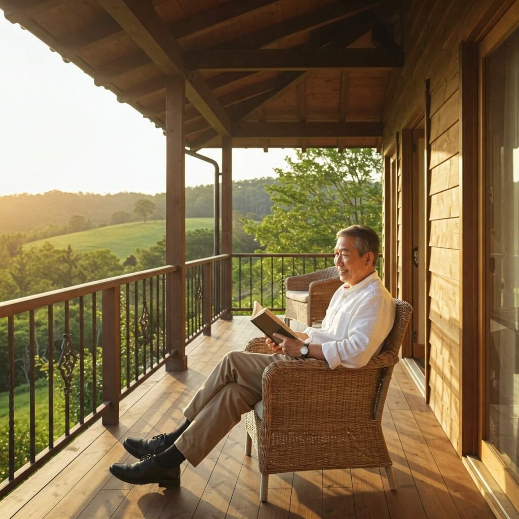 Secure Retirement Scene