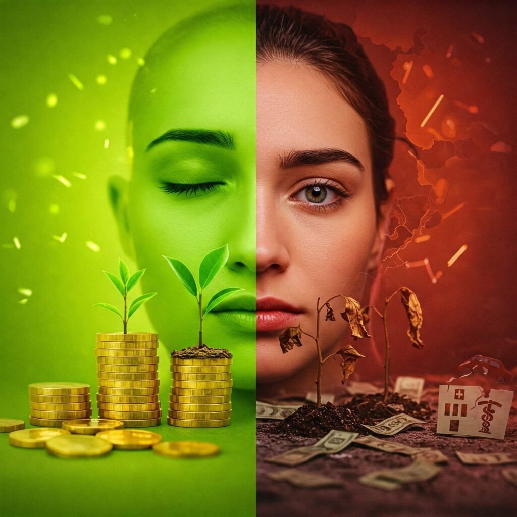 Financial peace vs. financial stress