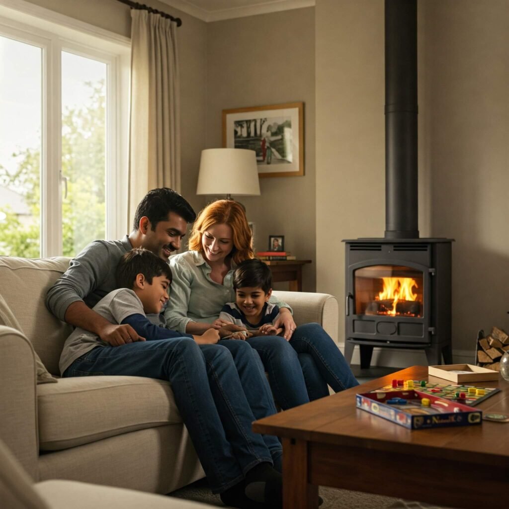 Secure and happy family together