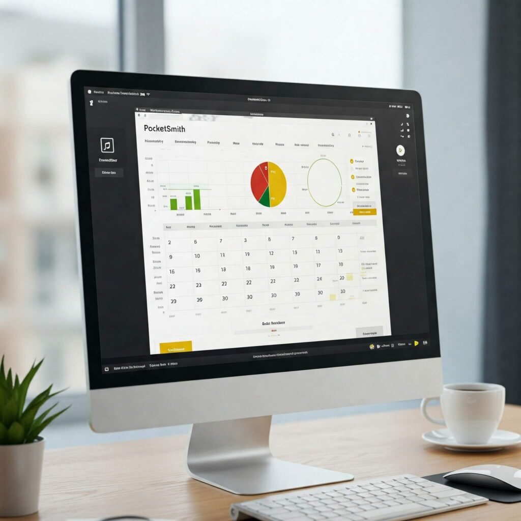 PocketSmith cash flow calendar