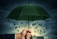 Emergency Fund Planning: How Much is Enough to Secure Your Future? Financial security umbrella over house